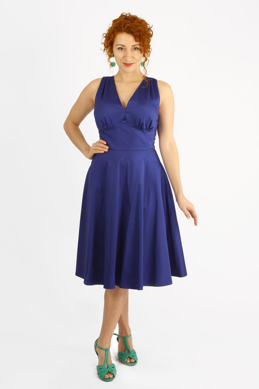 Robe Anaïs - Bleu Royal