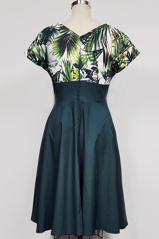 Robe Beryl - Vert Feuillage