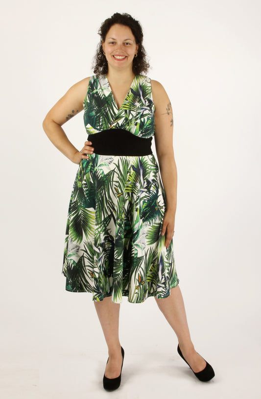 Robe Dinah - Feuillage Vert