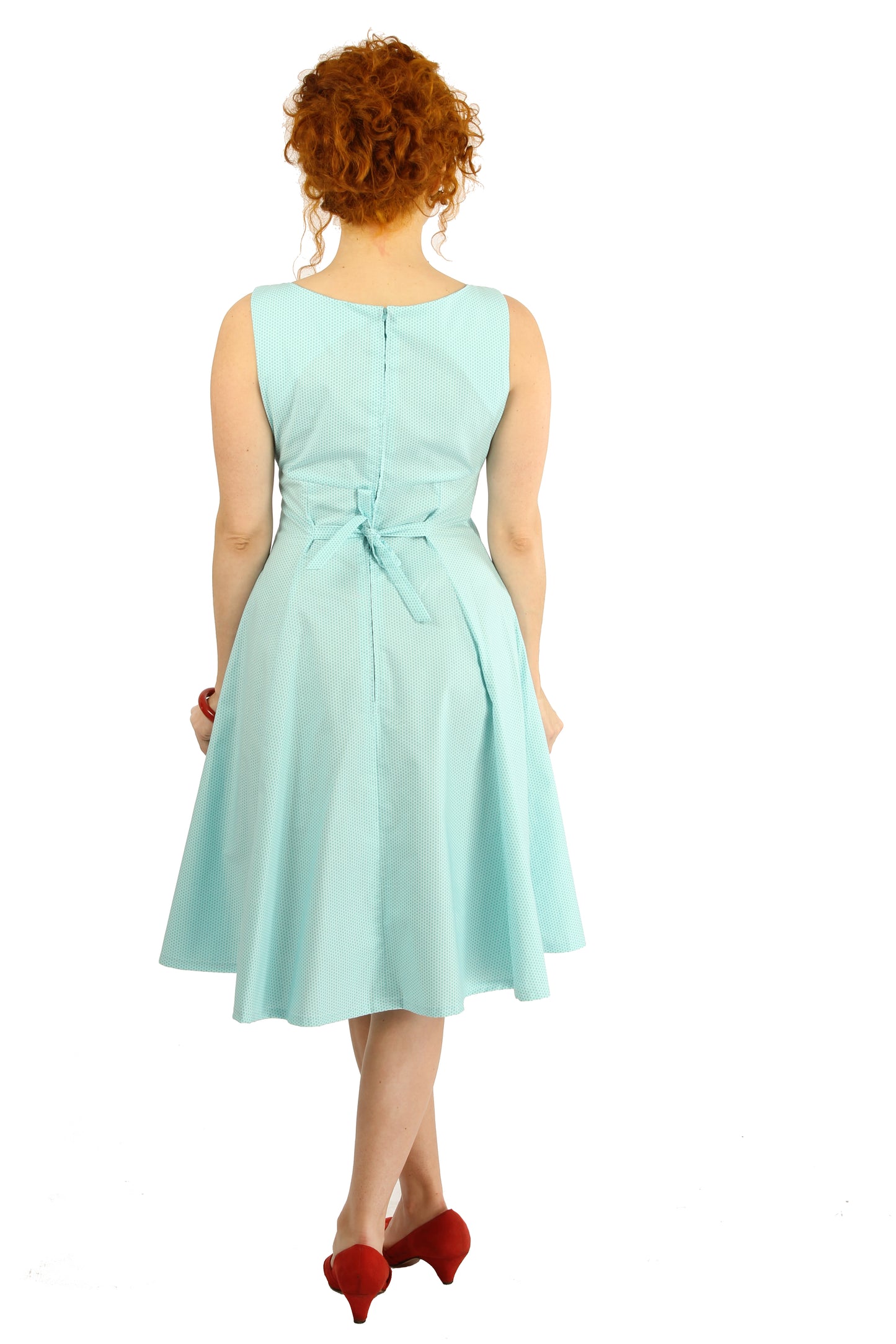 Robe Millie - Pois Aqua