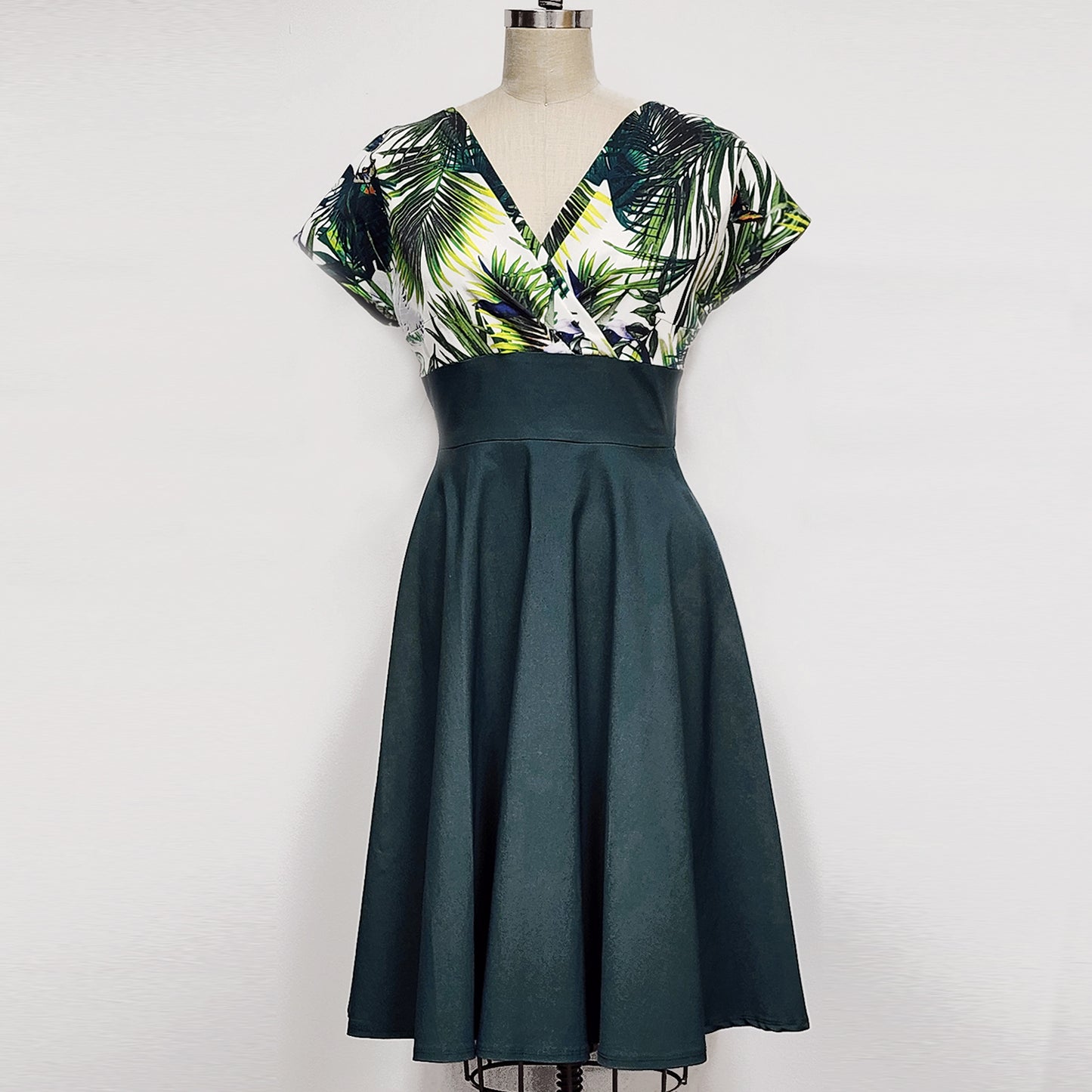 Robe Beryl - Vert Feuillage