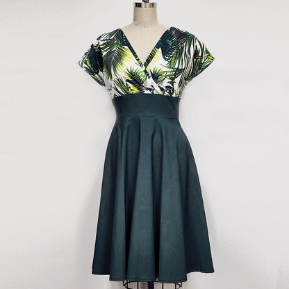 Robe Beryl - Vert Feuillage