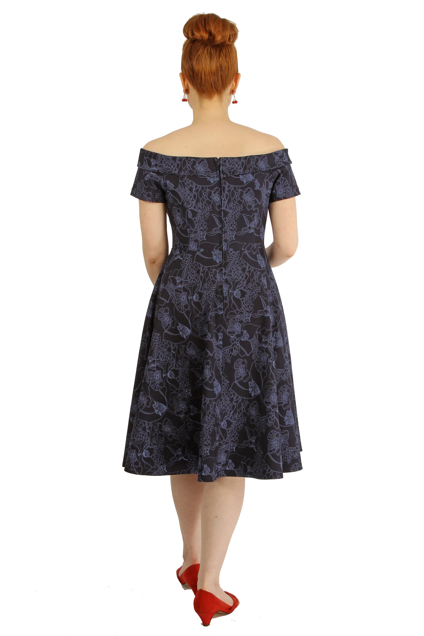 Robe Katie - Floral Navy