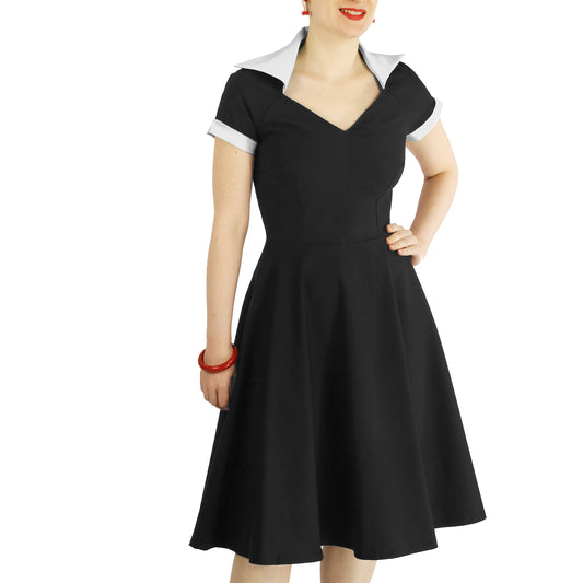 Robe Lidia - Noir et Blanc