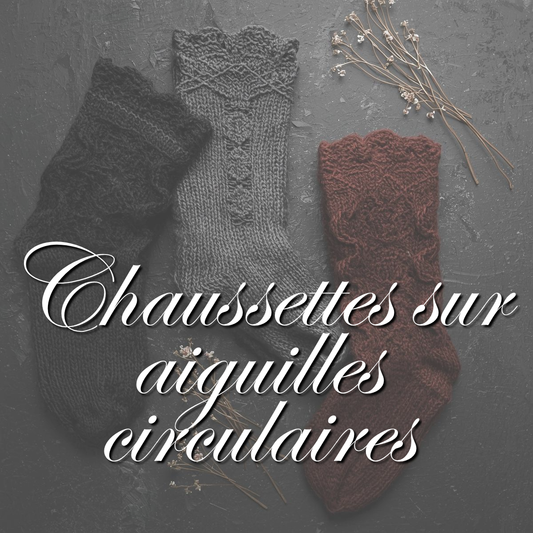 Chaussettes sur Aiguilles Circulaires