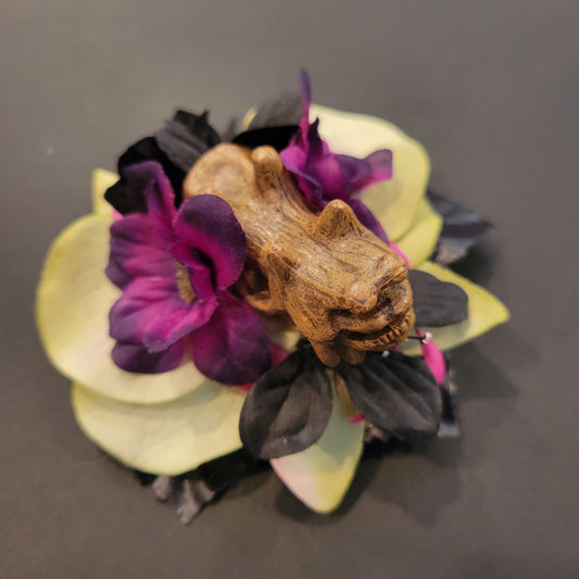 Fleur à cheveux crâne Dinosaure