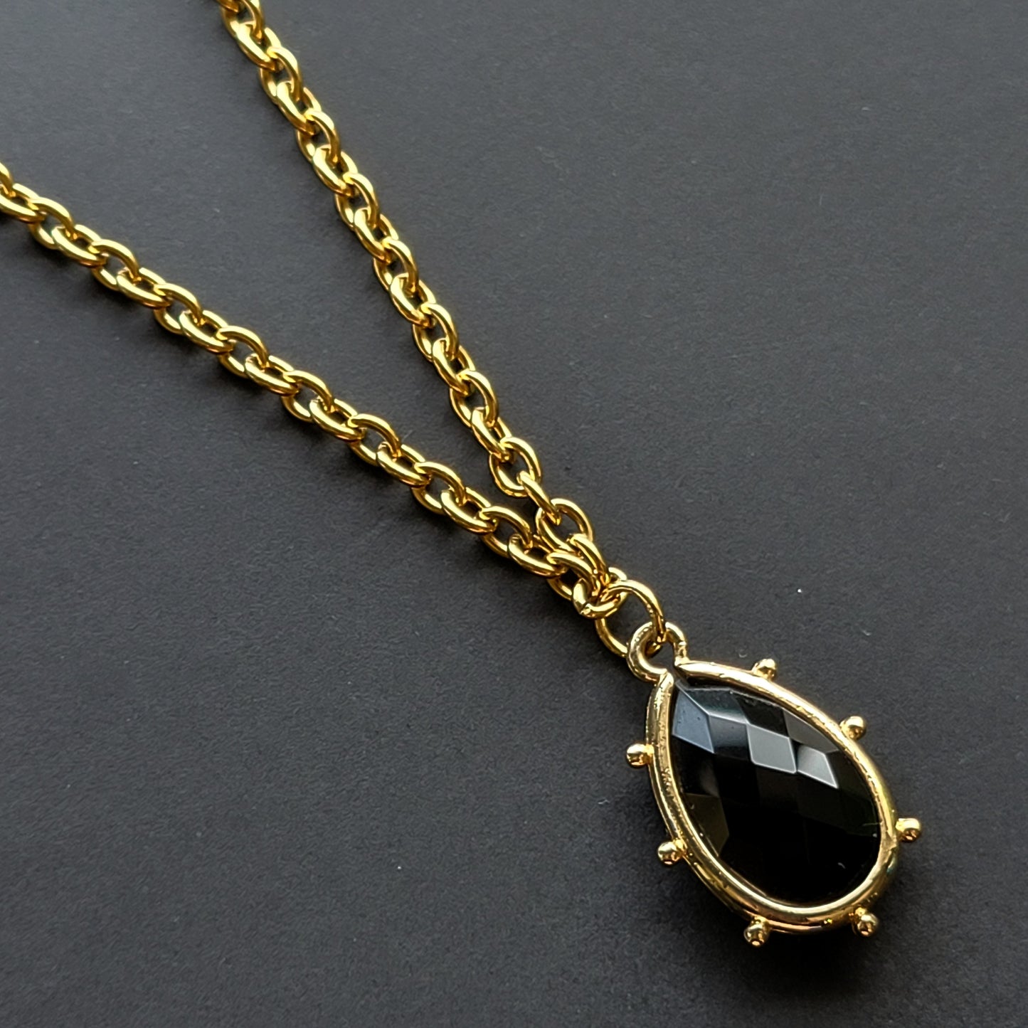 Collier avec Obsidienne