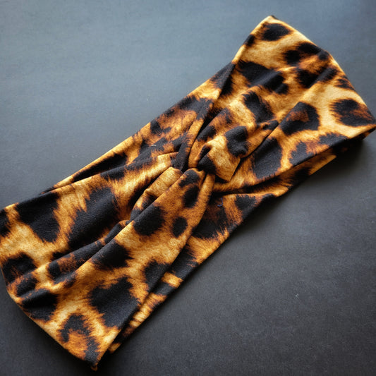 Bandeau à noeud Léopard